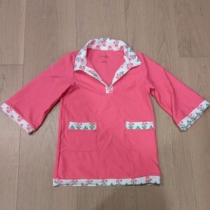 Jessica Simpson Pink Floral Swimsuit Cover Up